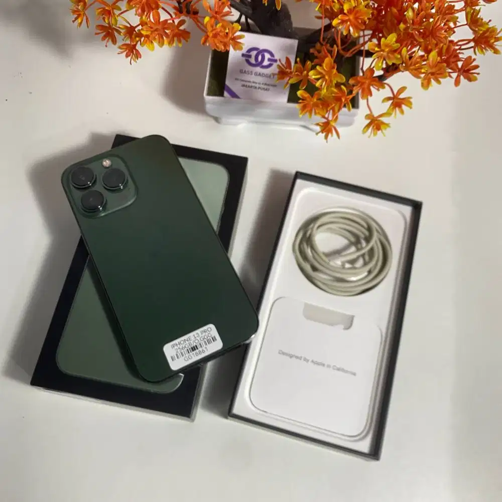 IPHONE 13 PRO 256GB ALPINE GREEN RESMI TERDAFTAR BEACUKAI GG18861