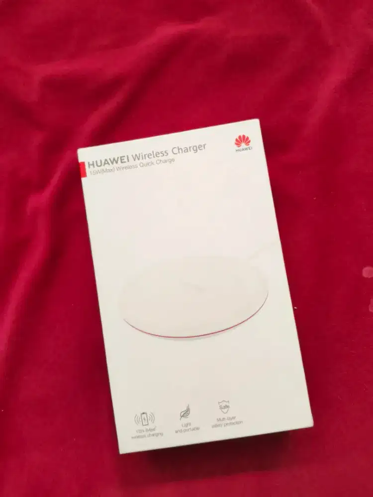 HUAWEI WIRELESS CHARGER 15WATT MAX (CP60) FULL SET MASIH MULUS