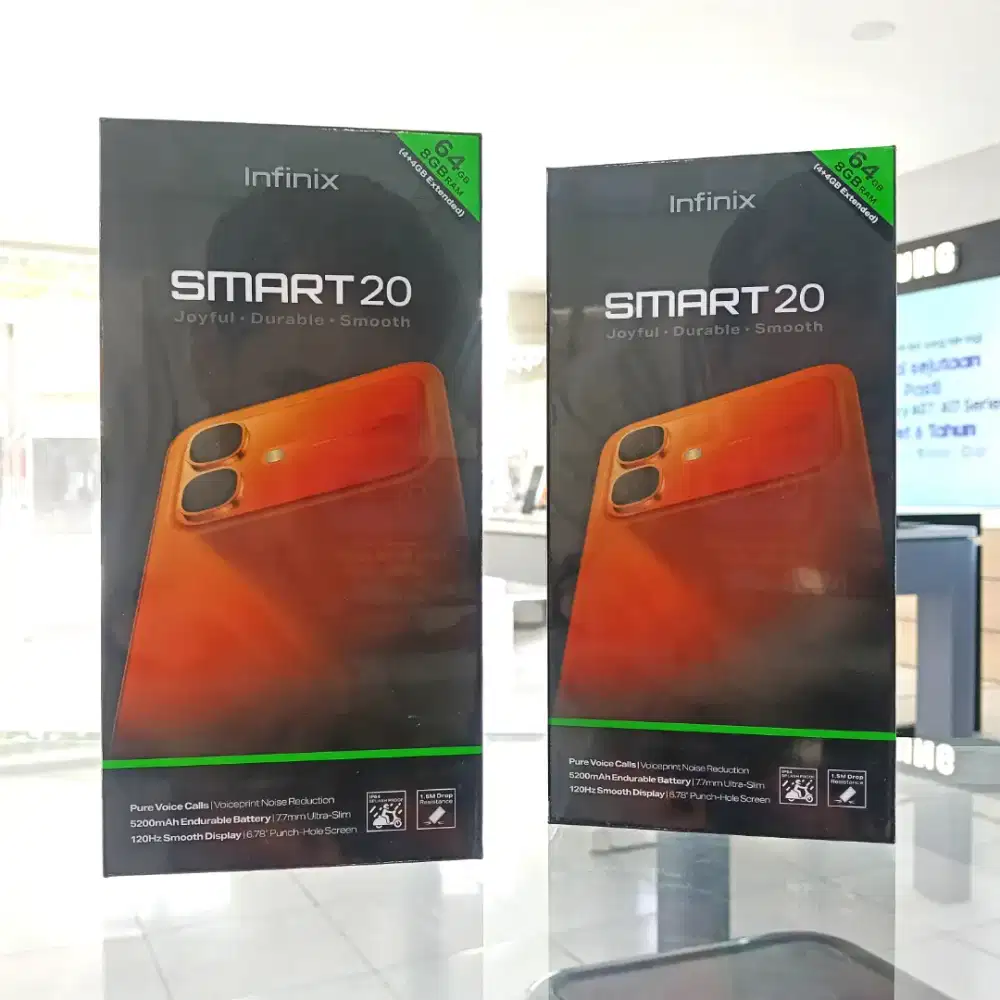 Promo INFINIX SMART 20 4/128 GB Original Segel
