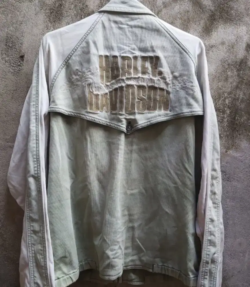 Harley Davidson Jacket Vintage,size M,masih bagus,,size M fit L.