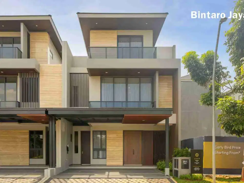 Di jual Hunian Premium 3 Lantai  Bintaro Jaya Akses Terlengkap