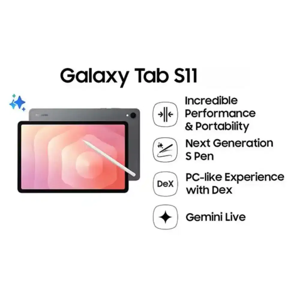 PROMO SAMSUNG GALAXY TAB S11 5G/Wifi | CICILAN HOME CREDIT |