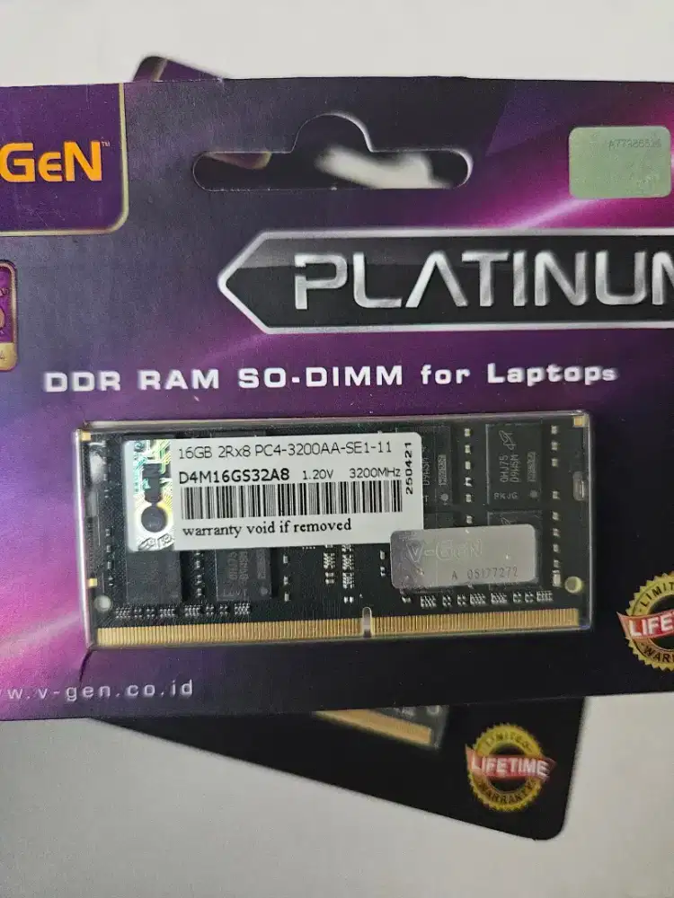 Ram notebook l 16gb DDR4 3200mhz VGEN