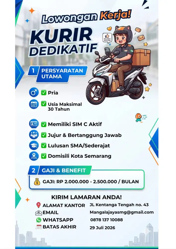 LOWONGAN KERJA KURIR