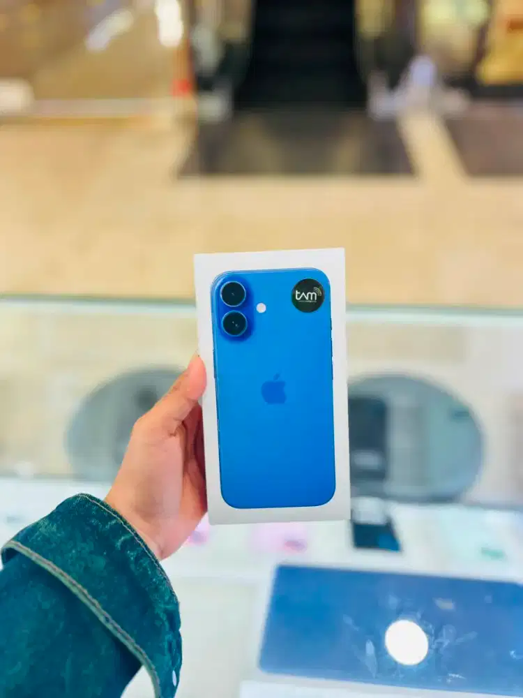 New Resmi iBox Indonesia iPhone 16 128GB Ultramarine