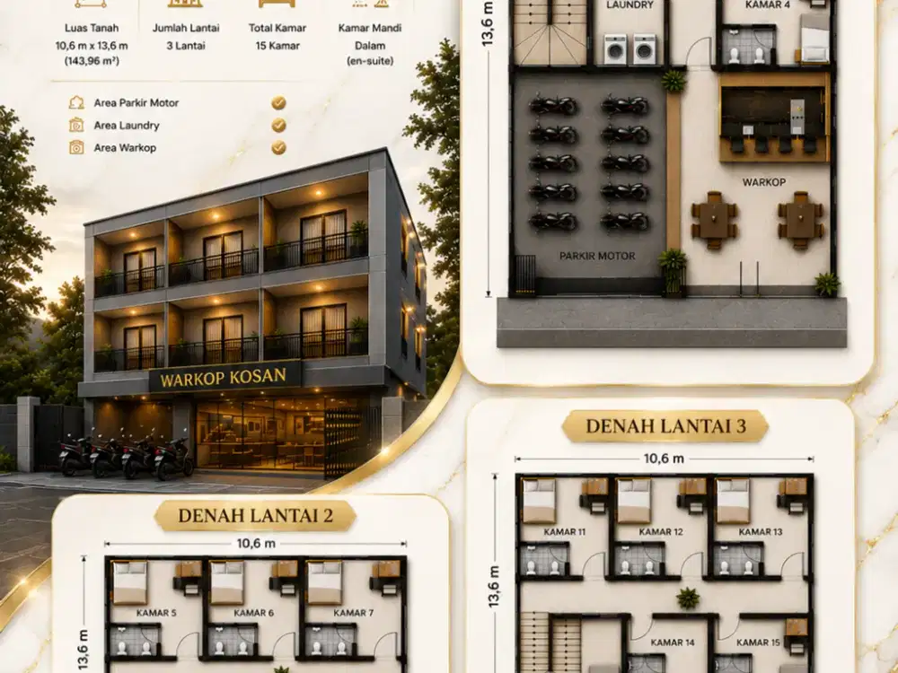 Jual Cepat! Tanah 144 m² Dekat UIN Bandung, Cocok Kos-Kosan ROI Tinggi