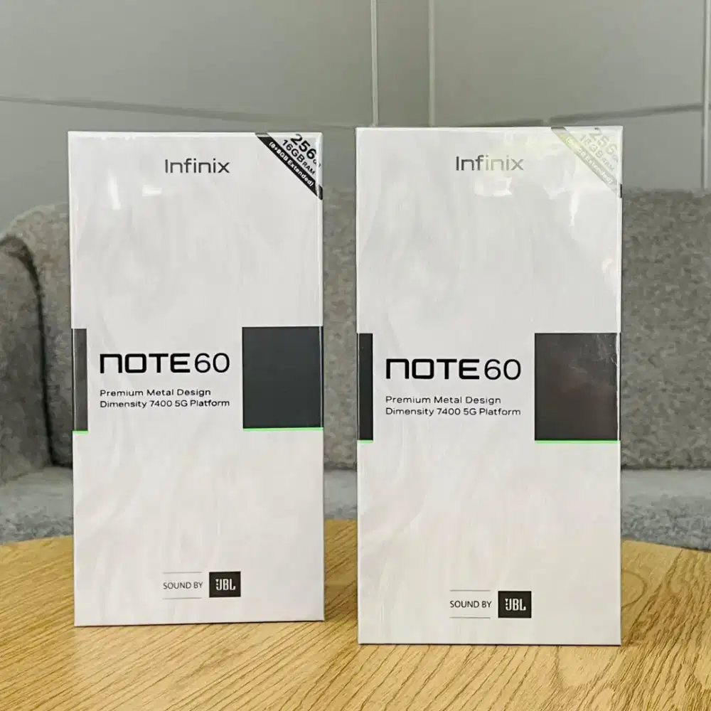 Promo INFINIX NOTE 60 5G 8/256 GB Original Segel