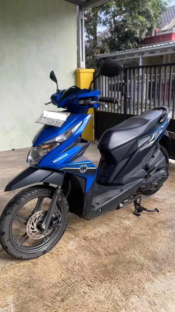 Dijual Honda Beat CBS 2019 ECO Biru Hitam