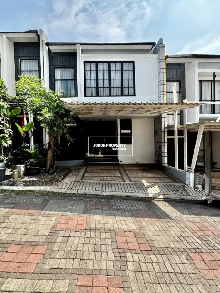 DISEWAKAN RUMAH SEMIFURNISH DI CLUSTER CIRENDEU DEKAT MRT LEBAK BULUS