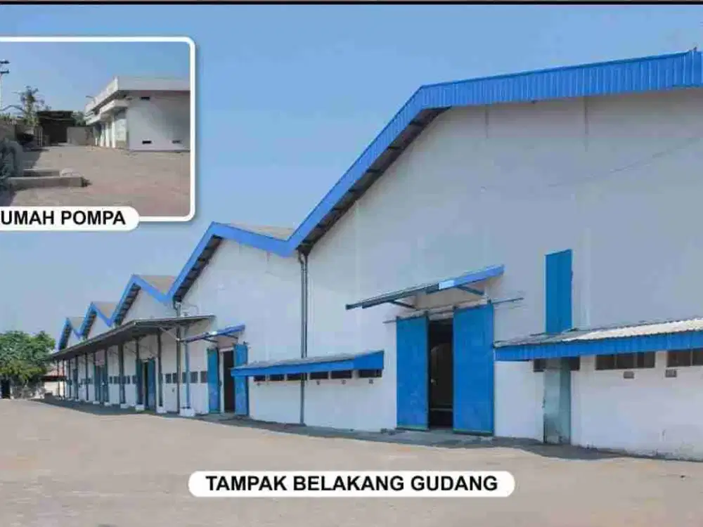 disewakan gudang tambak sawah siap pakai bagus bersih