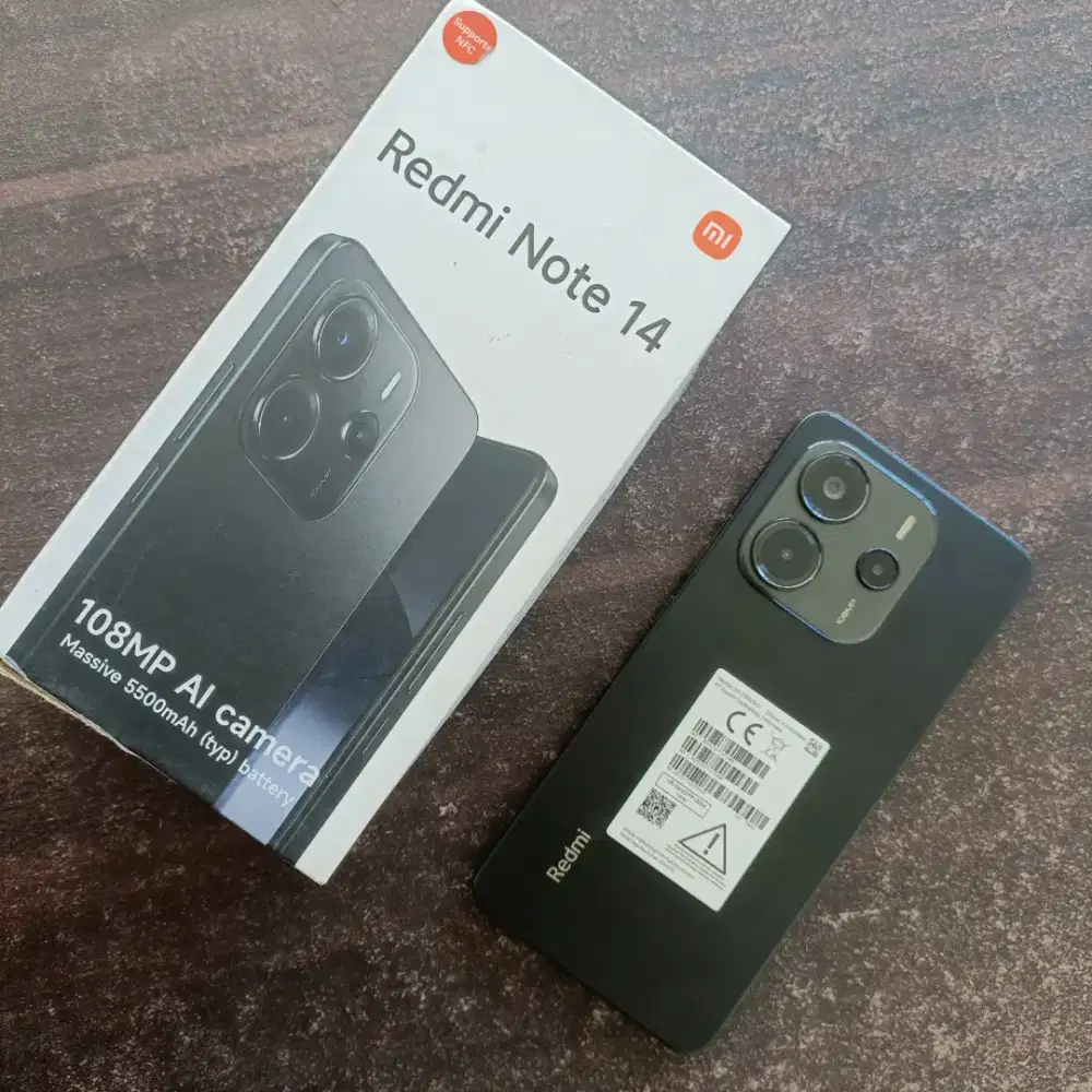 Redmi Note 14 Mulus Minus Pemakaian Saja