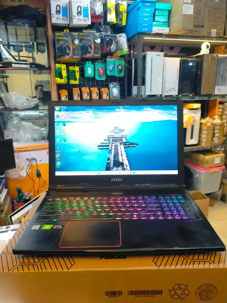 jual laptop MSI gaming MS16P7 VGA RTX 2060 6 GB DDR 6