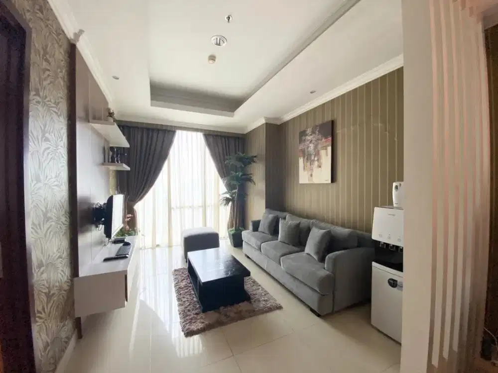 Disewakan Cepat Apartemen Denpasar Residence Location In South Jakarta - 2 Br Fully Furnished
