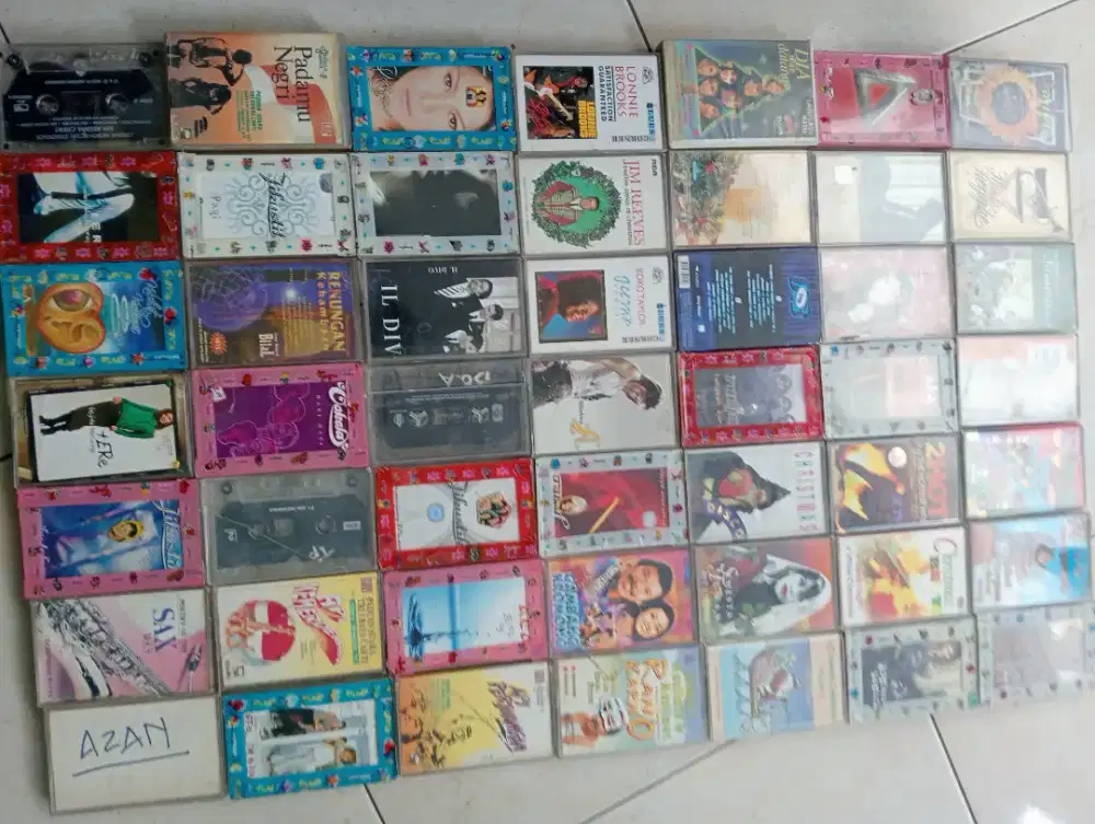 Jual kaset pita ada 50 kaset silahkan di borong aja