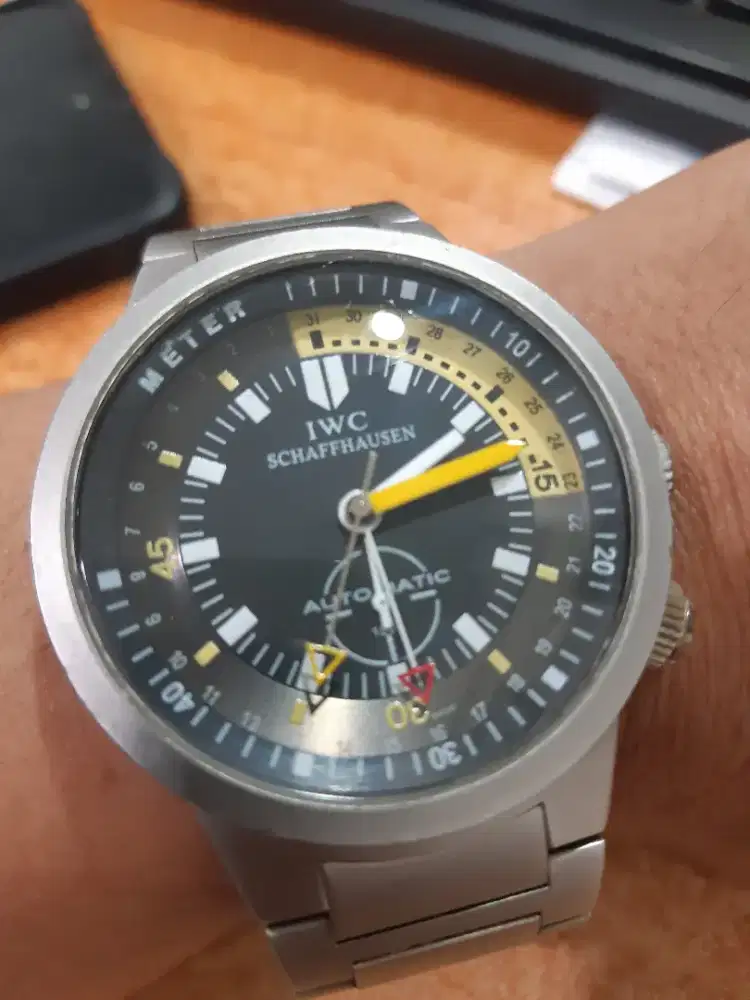 Jam tangan automatic normal siap pakai, bahan titanium