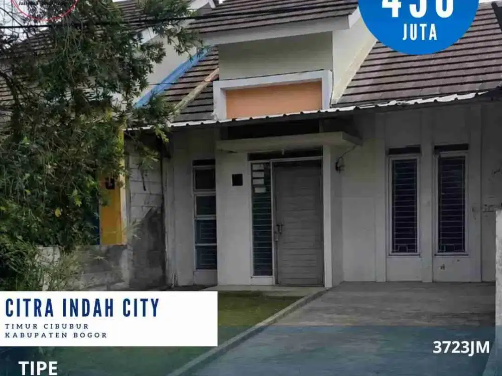 Dijual rumah siap huni dicitra indah city jonggol