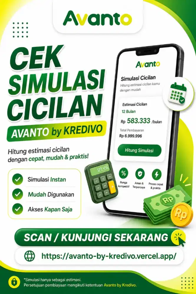 Promo cicilan Oppo pakai AVANTO