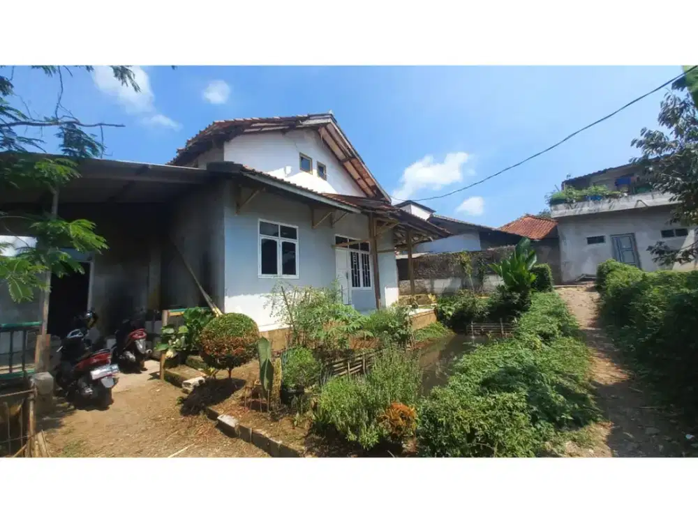Jual Rumah Tanah Luas Banjaran SHM Kolam Ikan Harga 285 Juta