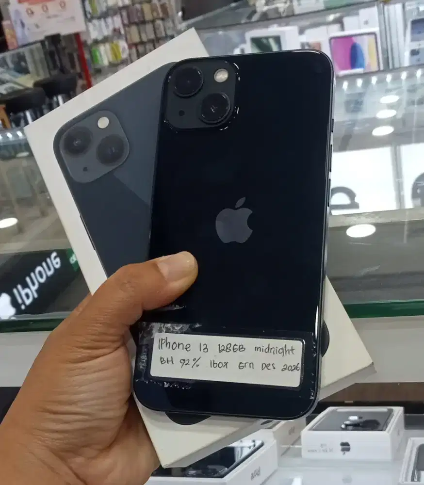 Hp second iphone 13 128gb black ibox fullset