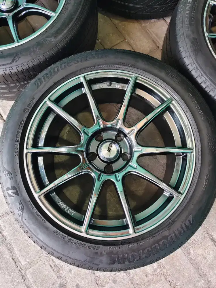 Velg SSR R18 black crome