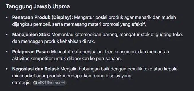 DBUTUHKAN SEGERA MERHANDISER (MD)