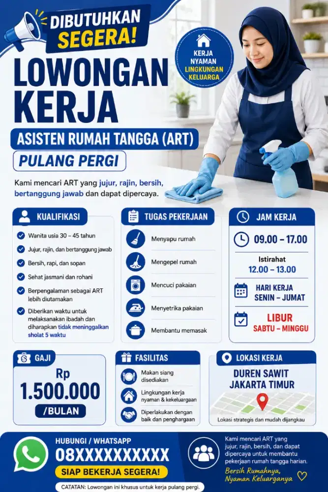 DICARI ART PULANG PERGI