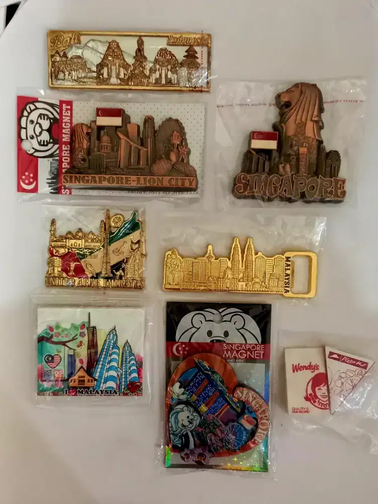 Magnet Kulkas, Tempelan Kulkas 9 pcs