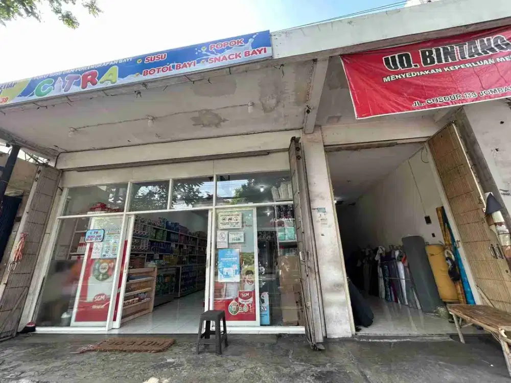 Dijual Ruko/ Tempat Usaha Nol  Raya  Jl. Gusdur 113 Jombang