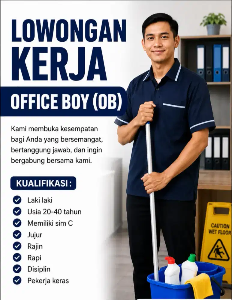 Office Boy Cengkareng Lowongan Kerja