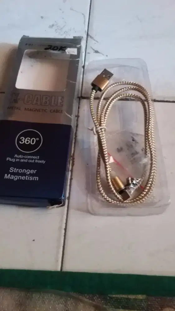Kabel charger magnetik 3in1 fash charging