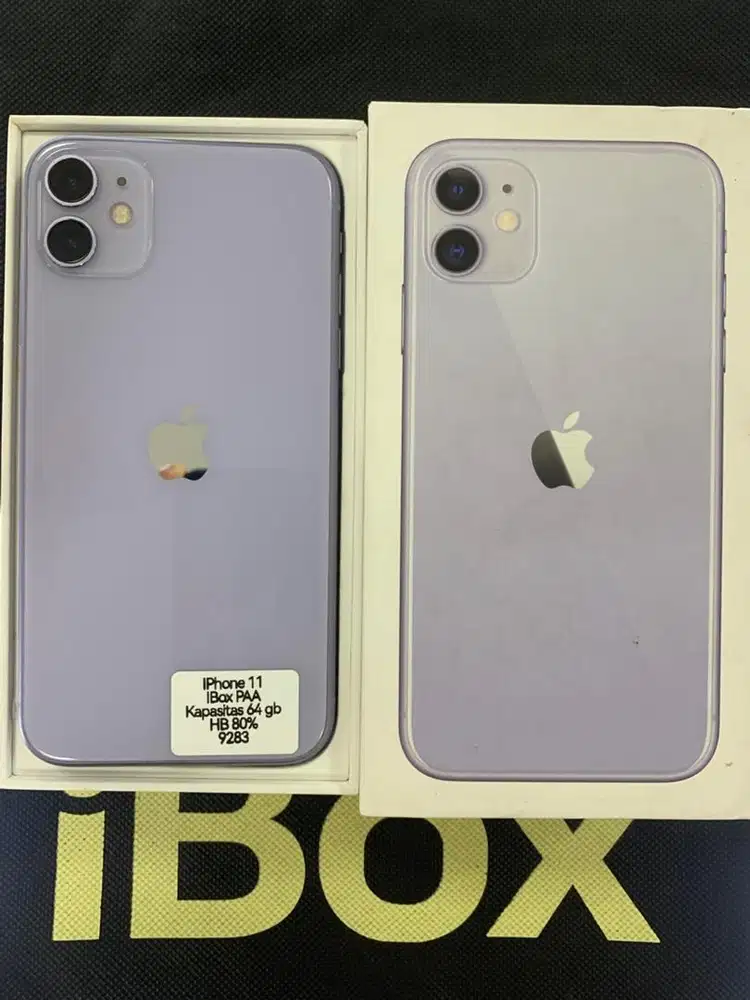 IPhone 11 iBox PAA 64gb 80% resmi