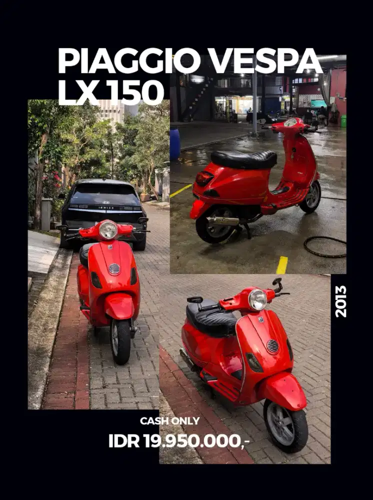 Piaggio Vespa LX3V-ie 2013 150cc