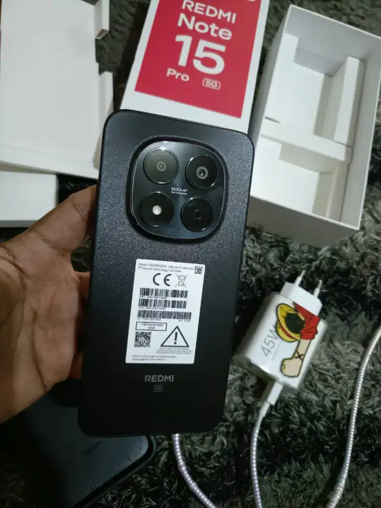 Redmi note 15pro 5g ram 12/512 fullset mulus banget