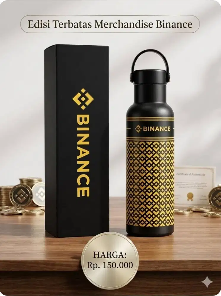 Tumbler bottle edisi Binance