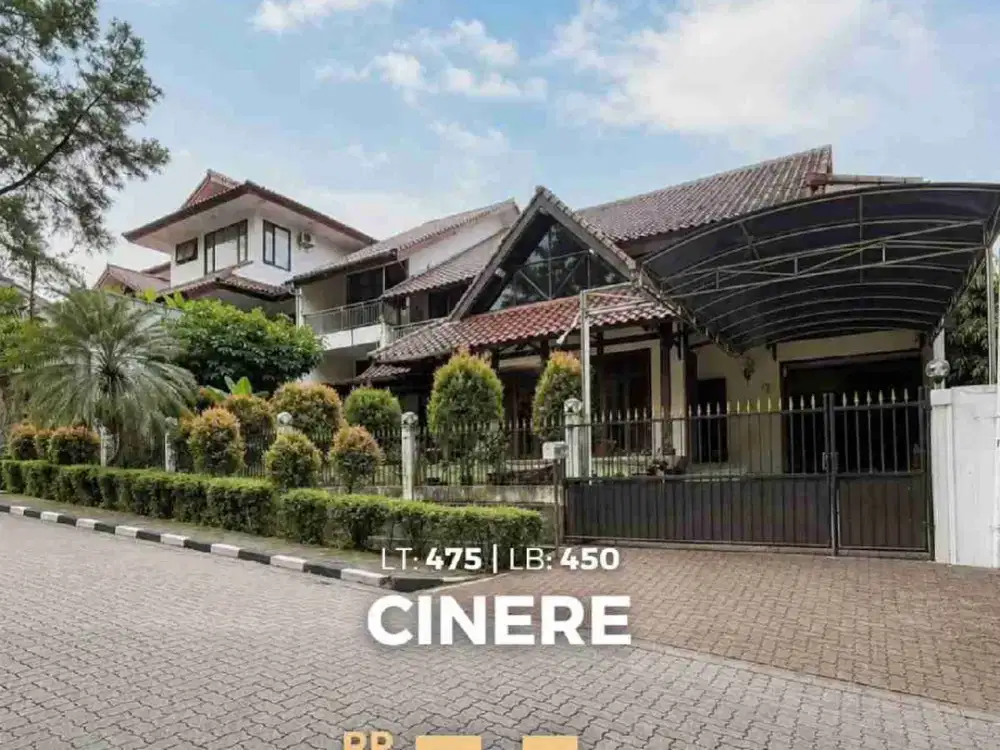 Dijual Rumah di Villa Cinere Mas, Lingkungan tenang dan asri