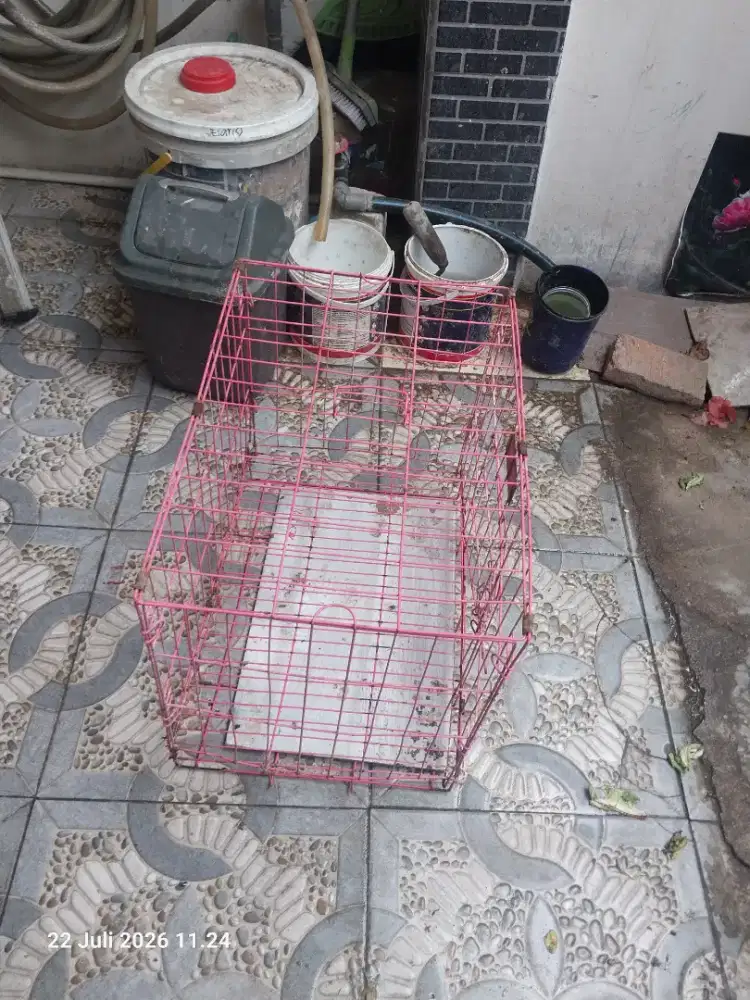 Kandang besi untuk kucing kelinci ayam burung anjing