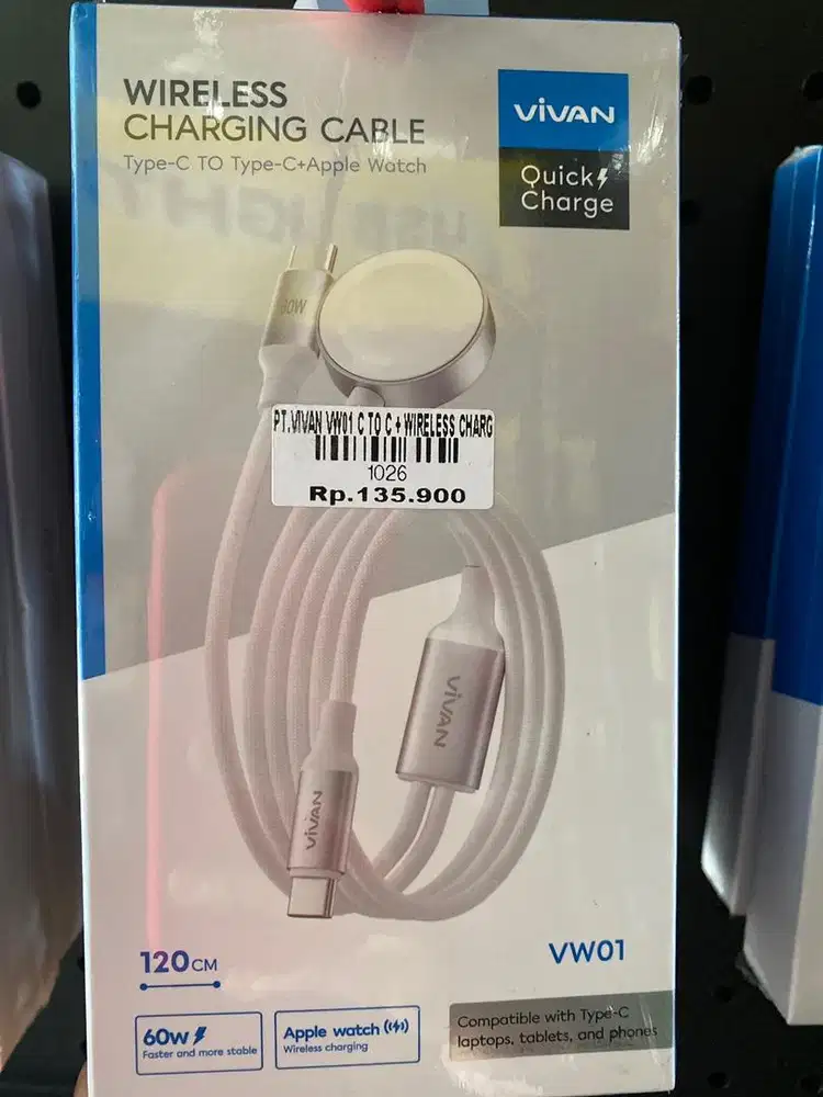 VIVAN VW01 C TO C + WIRELESS CHARGER