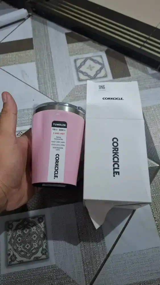 Corkcicle 12oz Pink