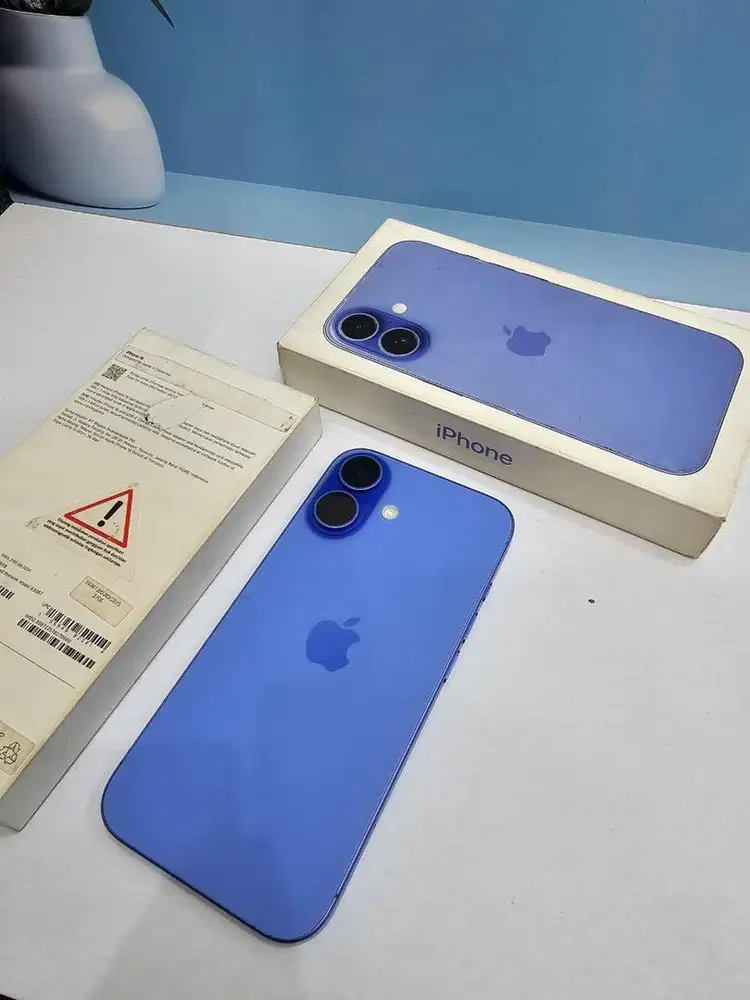 Iphone 16 ultramarine 128gb resmi ibox