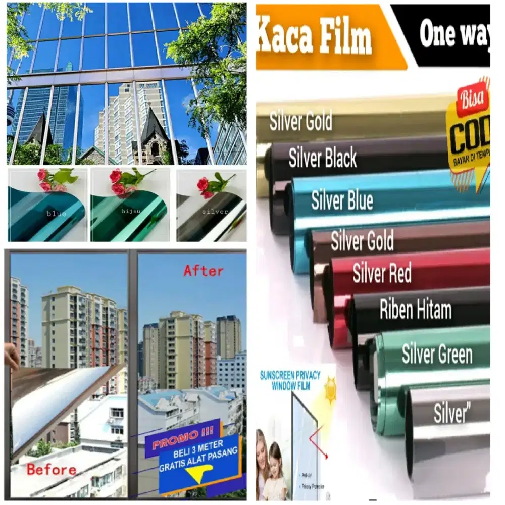 JASA PASANG KACA FILM PEREDAM PANAS