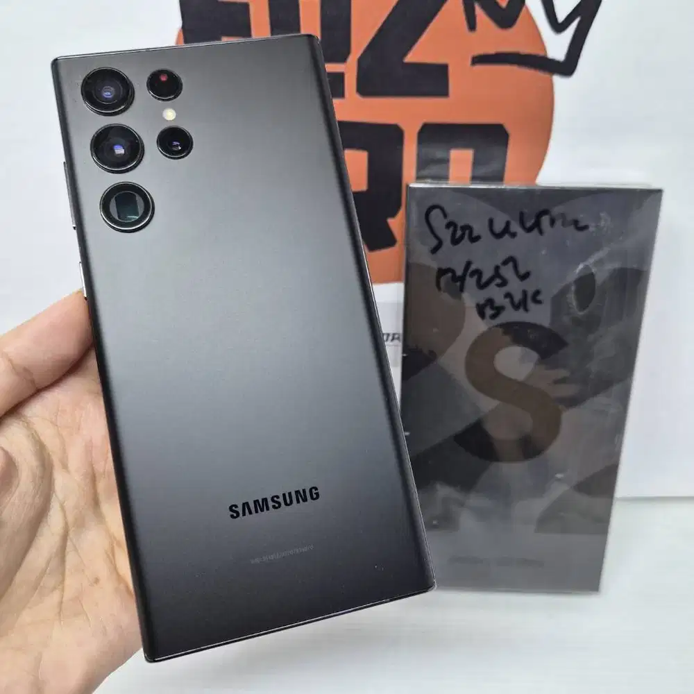 Samsung S22 Ultra Black 12/256GB FULLSET Mulus No Minus Ex Sein
