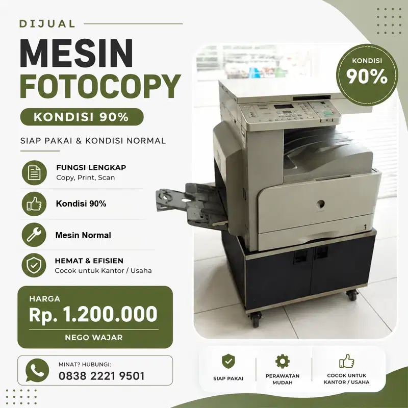 Dijual Mesin Fotocopy Canon iR 2318 L