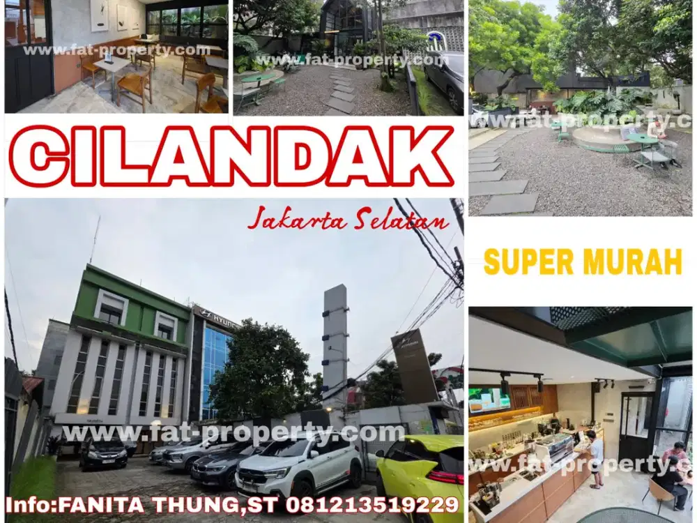 Super murah!Turun harga!Dijual gedung komersil di Cilandak,JakSel LT1100m2 LB1000m2,SHGB