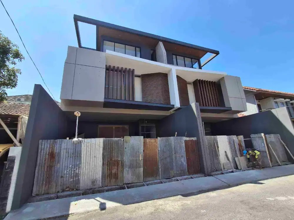 rumah keren industrial minimalis dekat gerbang toll pasteur bandung