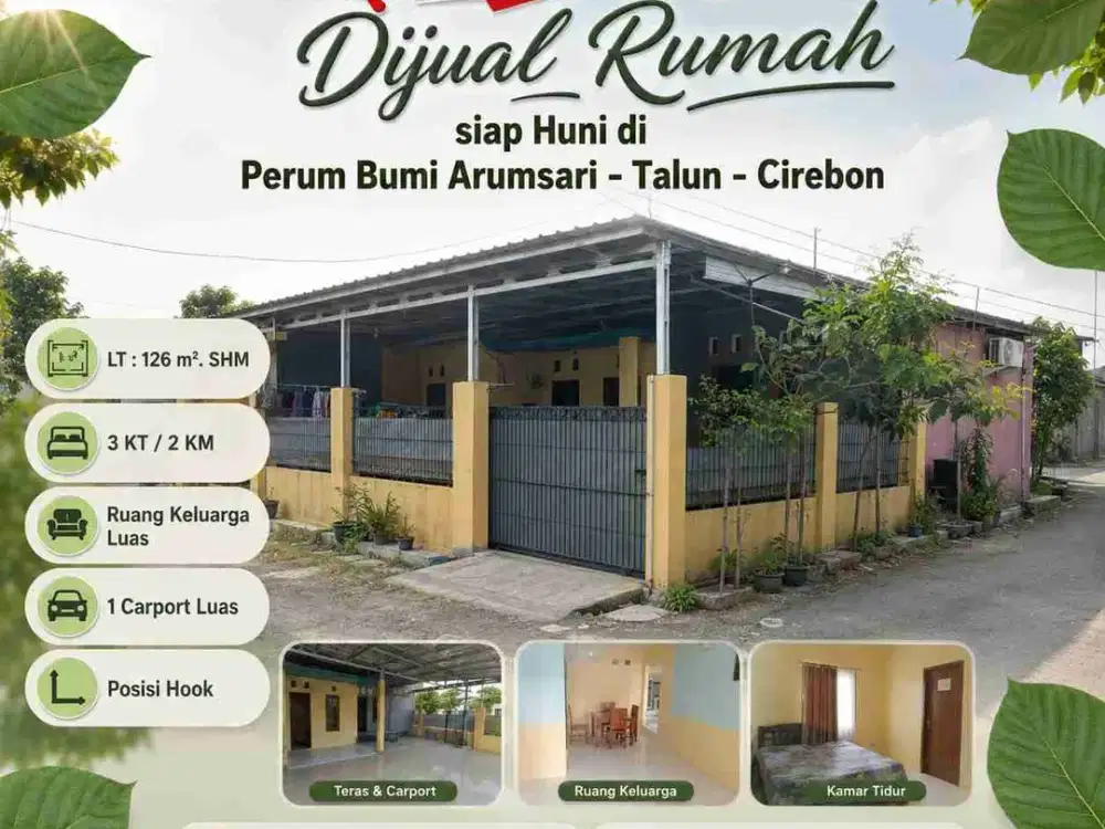 Rumah siap huni di Arumsari Talun Cirebon
