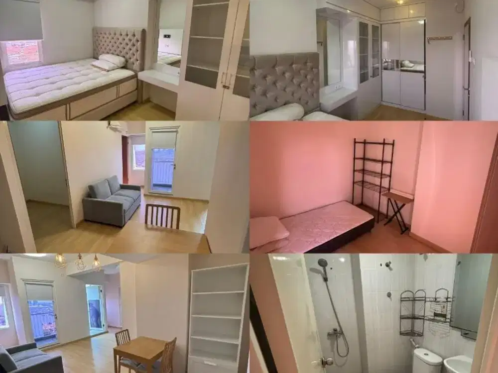 Disewakan Apartemen Puncak CBD Type 3BR Lantai 23 semi furnished termurah
