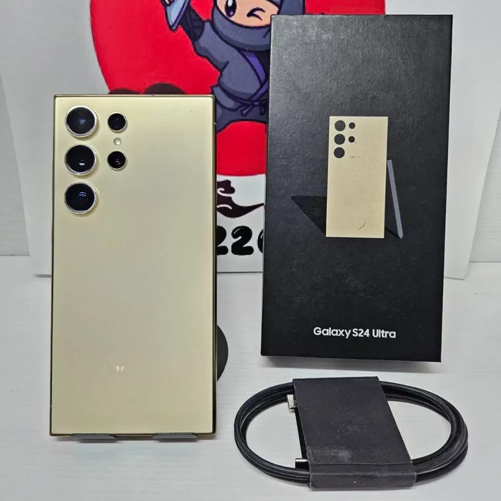NO MINUS Samsung Galaxy S24 Ultra Yellow 256GB Fullset Sein