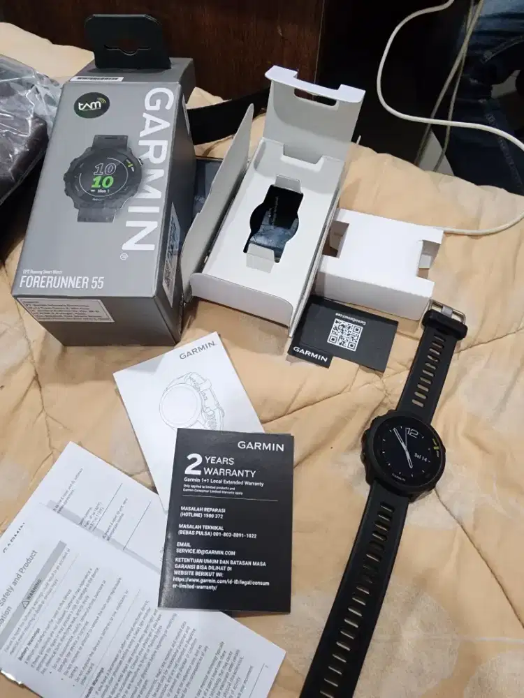 Garmin Forerunner 55 Lengkap Garansj