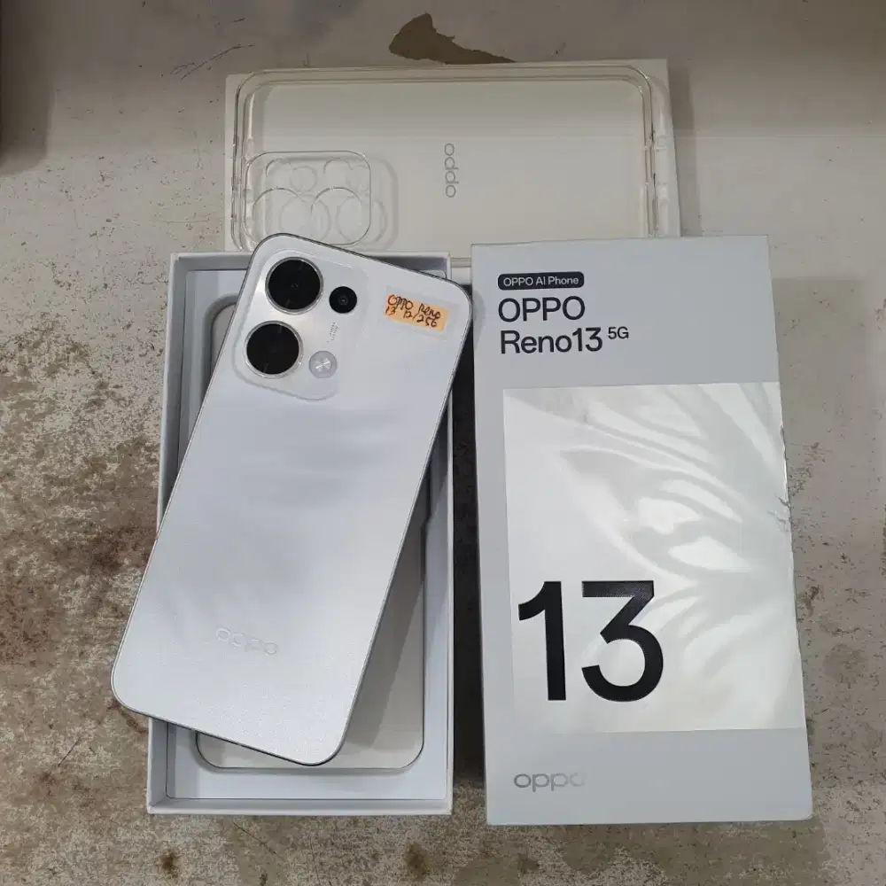 Oppo Reno 13 5G 12/256GB Second Mulus Fullset Original