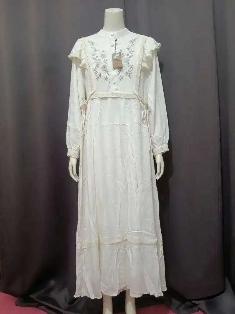 Dress muslim bordir elegan